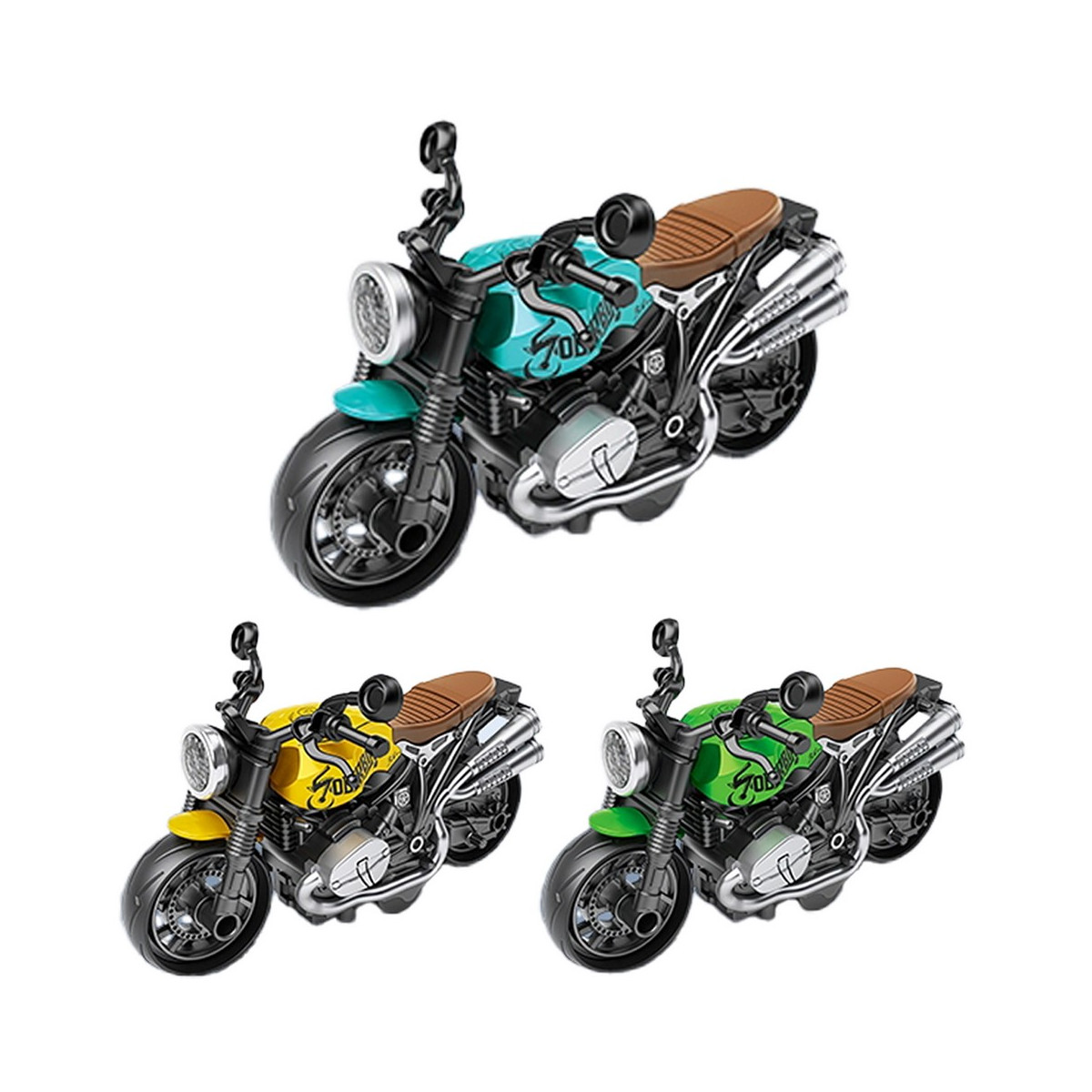 Motos de style rétro jouet à friction pour offrir