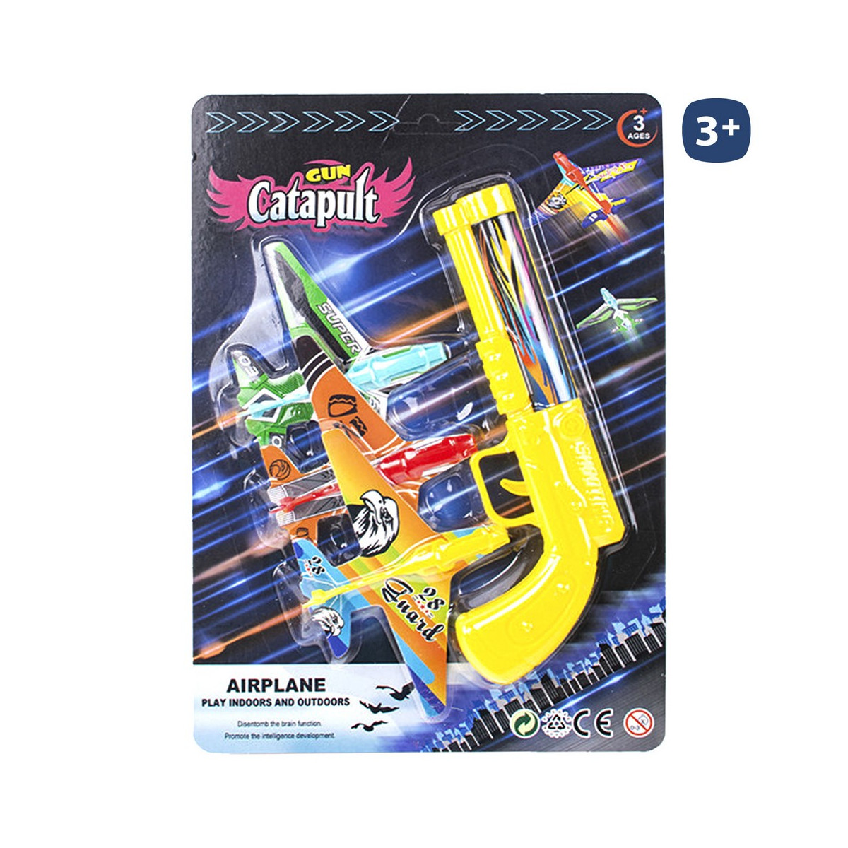 Pistolet de couleurs lance avion pour des détails amusants