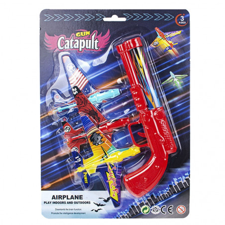 Pistolet de couleurs lance avion pour des détails amusants