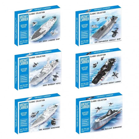 Maquette de construction de bateaux et de sous-marins pour des jeux de détails