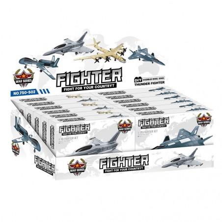 Maquette de construction design avions de chasse