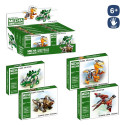Maquette de construction design dinosaures