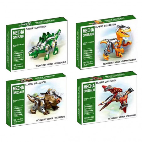Maquette de construction design dinosaures