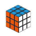 Cubo magique de couleurs pour détails jeux de compétence