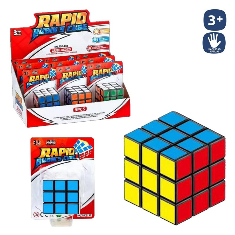 Cube de compétences magique en couleurs pour les détails