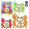 Jeu de pêche à la ligne avec un design de crabe pour des détails d'enfants