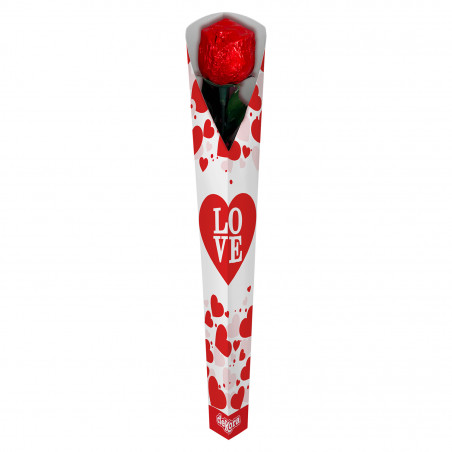 Rose en chocolat 18g pour des détails sucrés