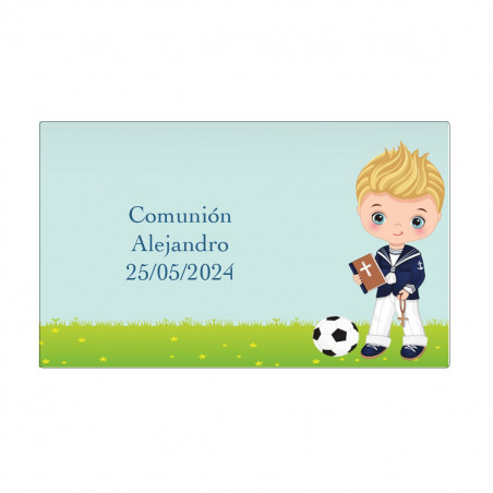 Porte-clés en liège avec adhésif design de football dans une enveloppe kraft avec adhésif personnalisé pour les détails de la