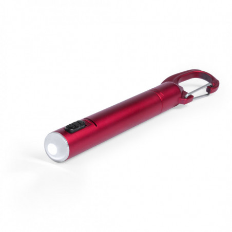 Stylo-lampe de poche rouge LED avec autocollant alliances pour des cadeaux de mariage