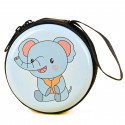 Porte-monnaie en métal avec un design d'éléphant, un détail pratique et adorable