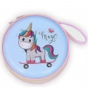 Porte-monnaie en métal modèle licorne pour petits cadeaux