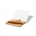 Bloc-notes avec couvertures en papier de semence à planter et autocollant personnalisable pour détails de fêtes et événements
