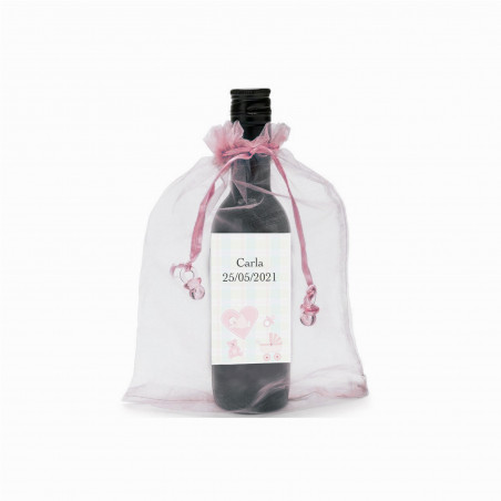 Vin pour souvenirs de baptême personnalisé