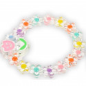 Bracelets élastiques pour enfants avec des perles colorées, design amusant et joyeux