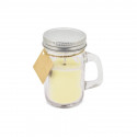 Tasse en céramique avec autocollant d amitié avec bougie parfumée et baume à lèvres hydratant dans un coffret cadeau