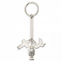 Porte-clé de communion avec charm dans un étui personnalisé pour fille