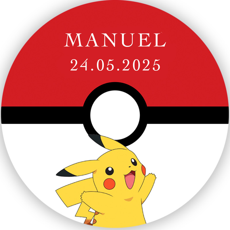 Autocollant Pokémon 5 cm pour personnaliser des détails