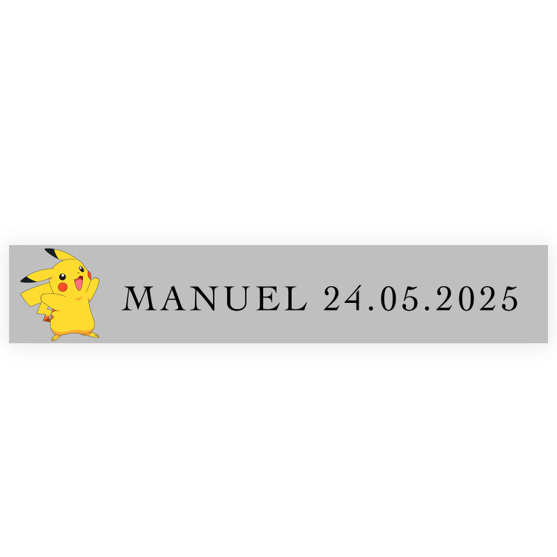 Autocollant Pokémon transparent pour personnaliser des détails