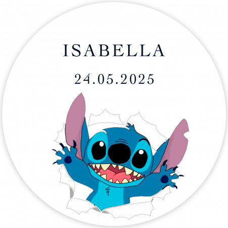 Sticker stitch rond de 3 cm pour personnaliser les détails