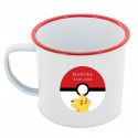 Tasse en métal personnalisée avec autocollant de Pikachu