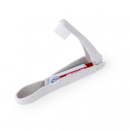 Brosse à dents pliable avec dentifrice personnalisé avec autocollant de super-héros