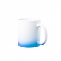 Tasse de sublimation finition mate avec dégradé bleu personnalisée pour des détails de communion pour garçon