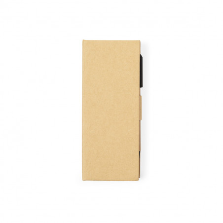 Marqueurs et notes colorées avec stylo et règle dans une trousse avec adhésif de baptême à offrir
