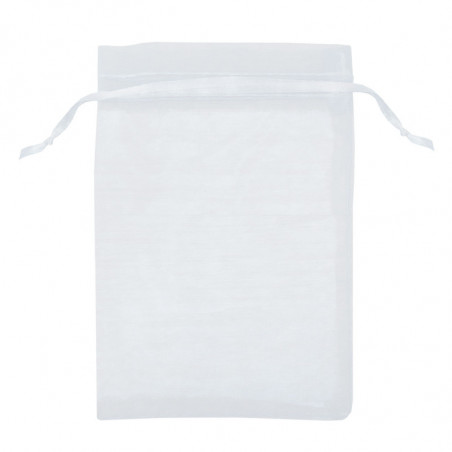 Baume à lèvres en bambou avec carte de rappel personnalisable dans un sac en organza à offrir