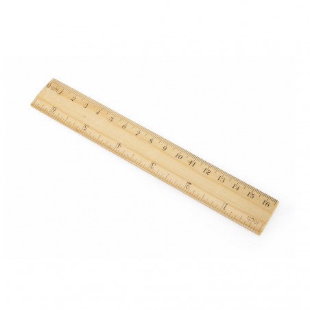 Crayons en bois avec gomme, taille-crayon et règle dans une boîte personnalisée avec autocollant de baptême