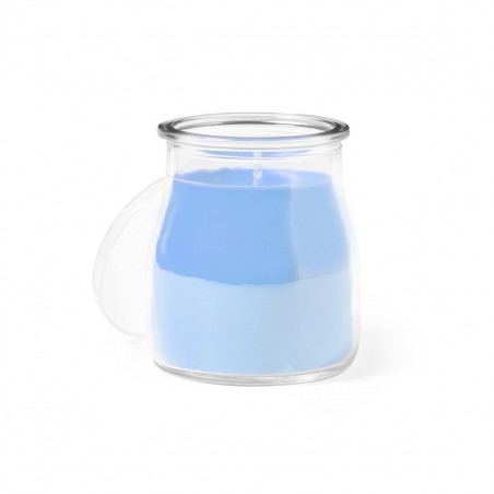 Bougie parfumée dans un pot en verre avec couvercle personnalisé pour les souvenirs de première communion
