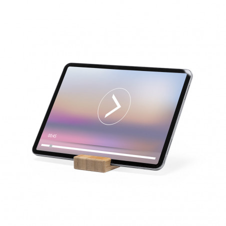Support mobile en bambou personnalisé pour communion