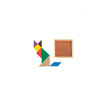 Puzzle en bois dans une boîte avec autocollant de bande dessinée de super-héros personnalisé pour les détails