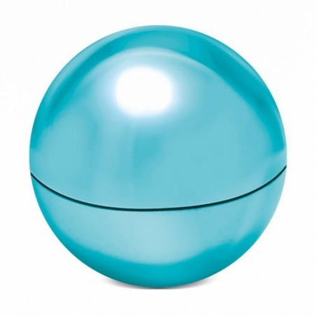 Baume à lèvres bleu dans une boîte avec un ours en relief personnalisé pour les détails de baptême