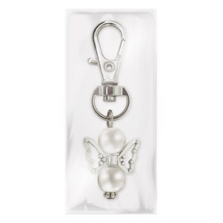 Porte-clés d'Ange avec Boîte et Autocollant Personnalisé Un Détail Charmant pour Événements Spéciaux
