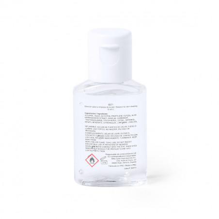 Gel hydroalcoolique avec adhésif première communion enfant pour détails