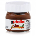 Nutella 25 gr. en tarro de cristal con adhesivo personalizable para detalles
