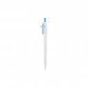 Stylo blanc avec croix et autocollant de football personnalisé pour les détails de la première communion