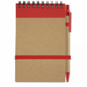 Carnet avec stylo et autocollant personnalisé de Noël pour les détails