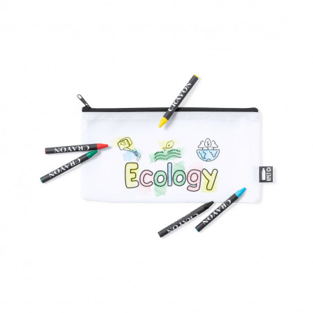 étui à colorier avec crayons de couleur et adhésif cadeau pour plus de détails