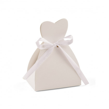 Porte-clés en boîte avec autocollant personnalisé pour les détails de la communion fille