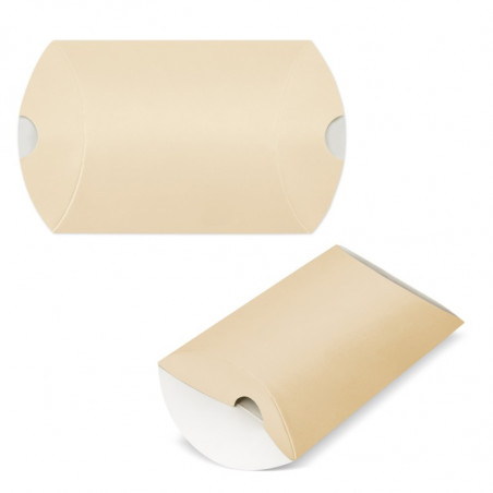 Baume à lèvres en forme de cœur dans un étui kraft avec un autocollant minimaliste personnalisé pour les détails