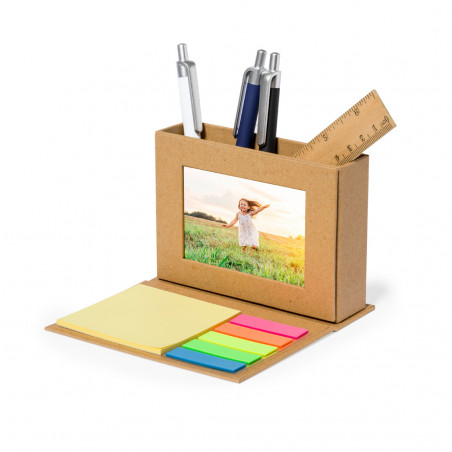 Stylo multifonction porte-photo éco avec autocollant d'enfant de première communion