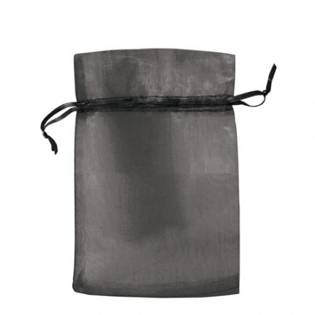 Diffuseur compact rouge avec carte personnalisée et sac en organza pour les mariages