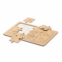 Puzzles éco présentés dans une boîte avec un autocollant personnalisable pour les détails