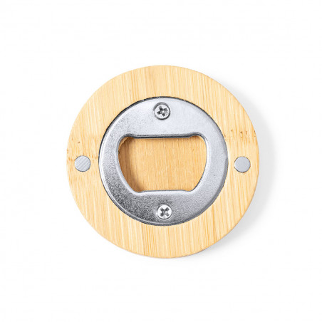 Décapsuleur magnétique en bois personnalisé pour mariage