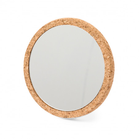 Miroir en liège personnalisé avec adhésif représentant les mariés pour les cadeaux de mariage