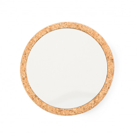 Miroir en liège personnalisé avec adhésif représentant les mariés pour les cadeaux de mariage