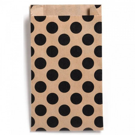 Baume coeur dans un sachet à pois avec autocollant personnalisé pour plus de détails