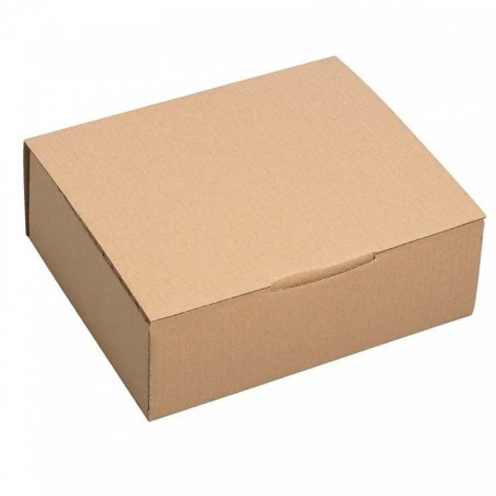 Trousse de toilette en coton et éventail en bois de bambou dans une boîte personnalisée pour plus de détails