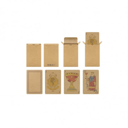 Jeu de cartes espagnoles personnalisées pour les détails de baptême